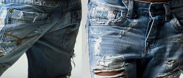 С чем носить рваные джинсы?